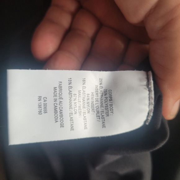 Hyba black cropped activewear leggings XS - Picture 4 of 8